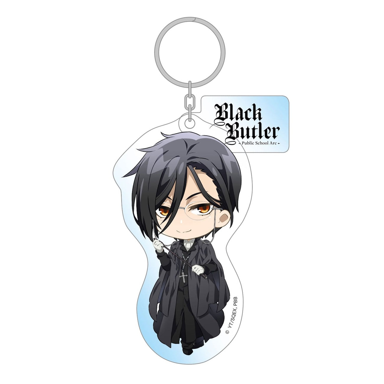 Imagen del producto Black Butler: Public School Arc llavero acrílico Sebastian 8 cm
