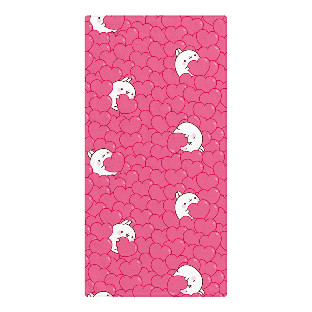 Imagen del producto Toalla Molang Hearts 150 x 75 cm