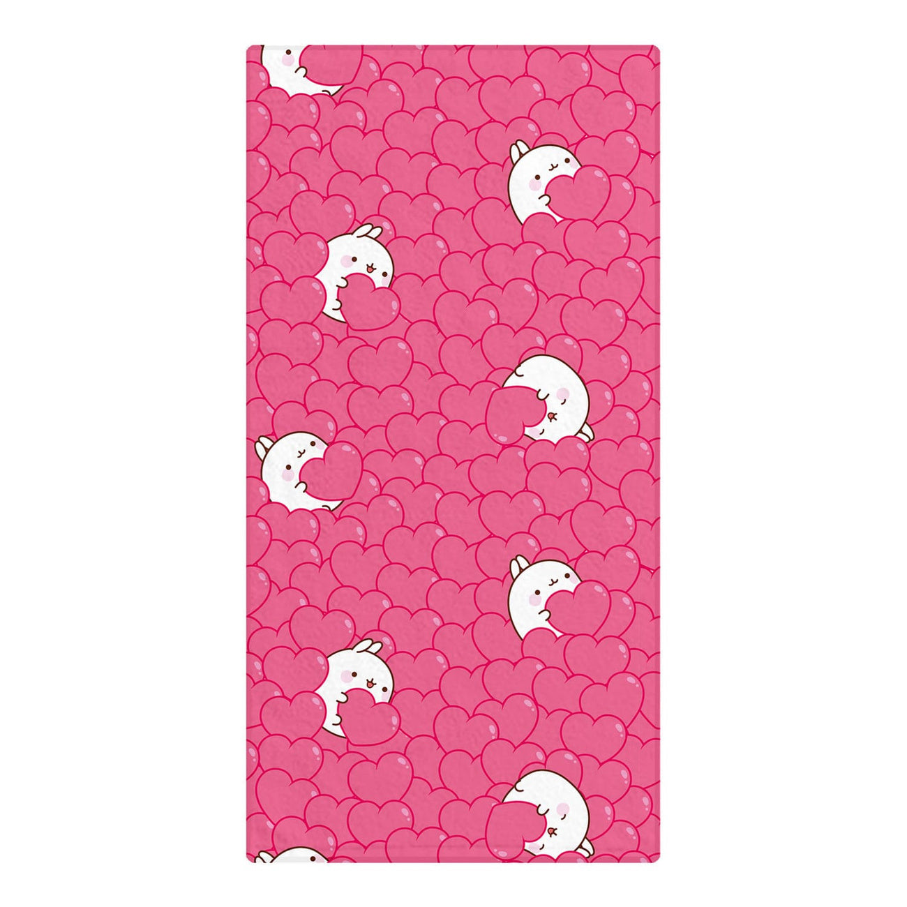 Imagen del producto Toalla Molang Hearts 150 x 75 cm