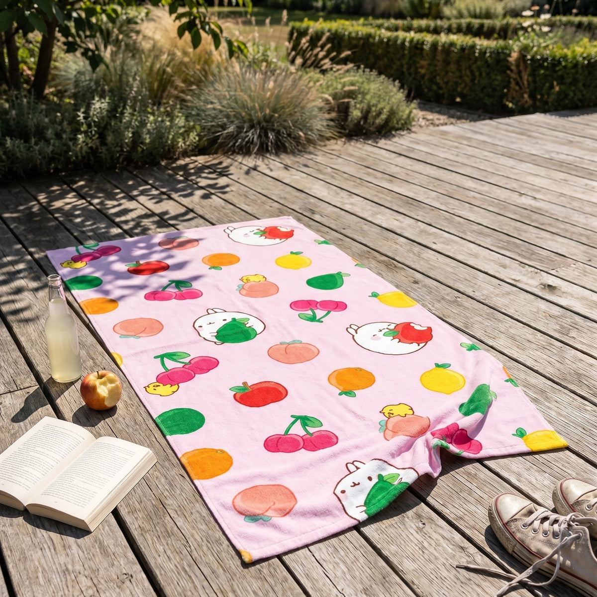 Imagen del producto Toalla Molang Fruits 35 x 75 cm