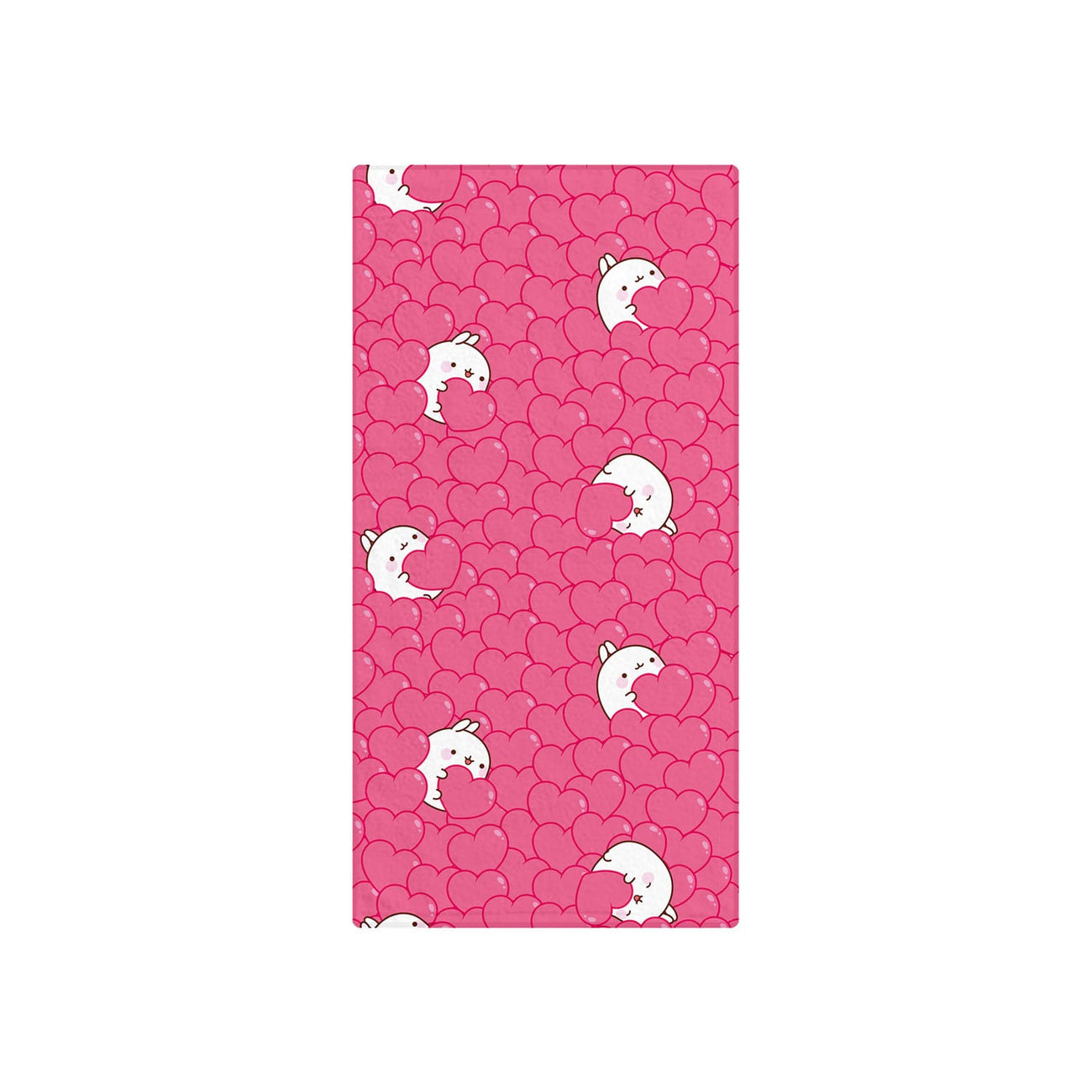 Imagen del producto Toalla Molang Hearts 35 x 75 cm