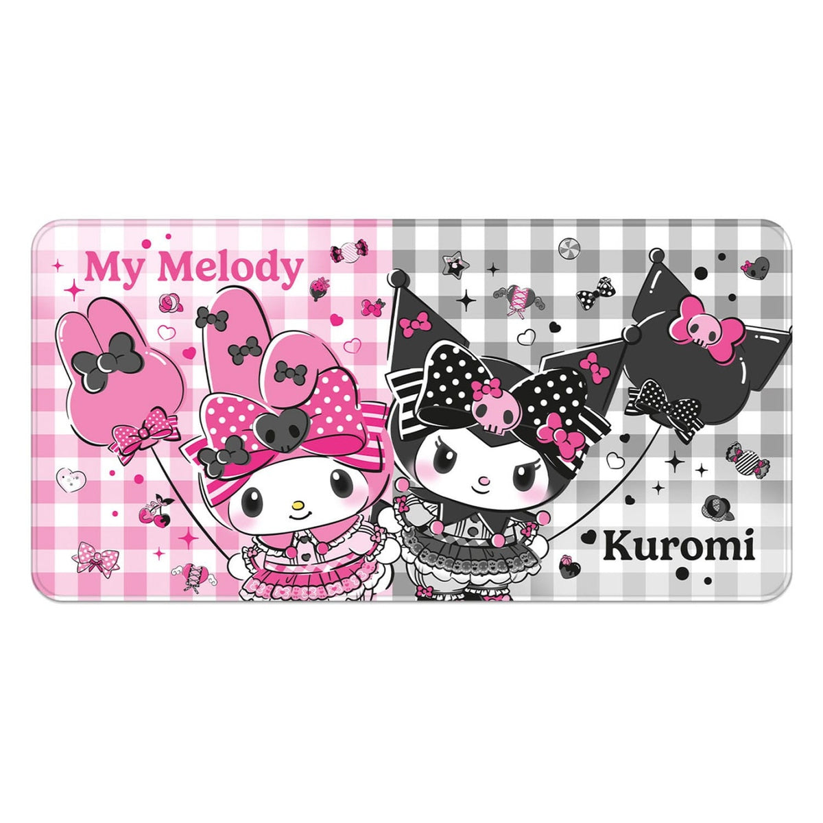 Imagen del producto Sanrio Pink Black Party Series Alfombrilla de ratón XXL My Melody & Kuromi