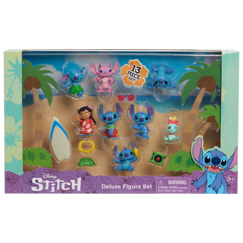 Imagen del producto Lilo & Stitch Minifiguras pack de 8 Stitch Deluxe Figure Set 7 cm