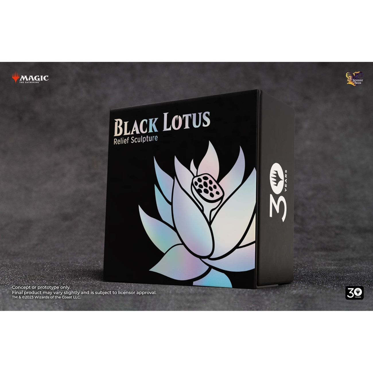 Imagen del producto Magic: The Gathering Escultura en relieve Black Lotus Previews Exclusive 17 x 15 cm