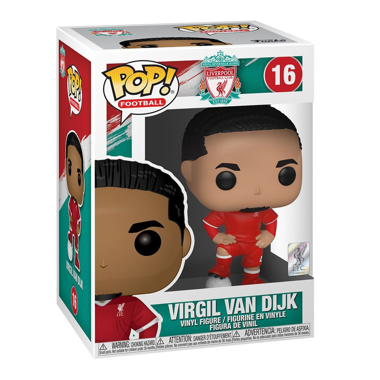 Imagen del producto Liverpool F.C. POP! Football figura de vinilo Virgil van Dijk 9 cm