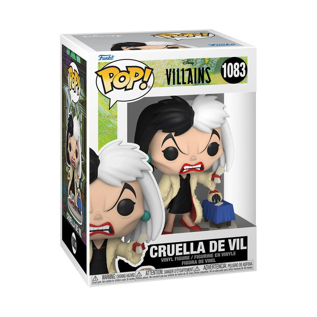 Imagen del producto Disney: Villains POP! Disney figura de vinilo Cruella de Vil 9 cm