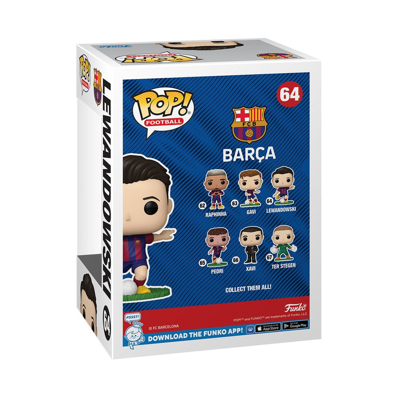 Product image EFL POP! Football Vinyl Figure Barcelona - Lewandowski 9 cm