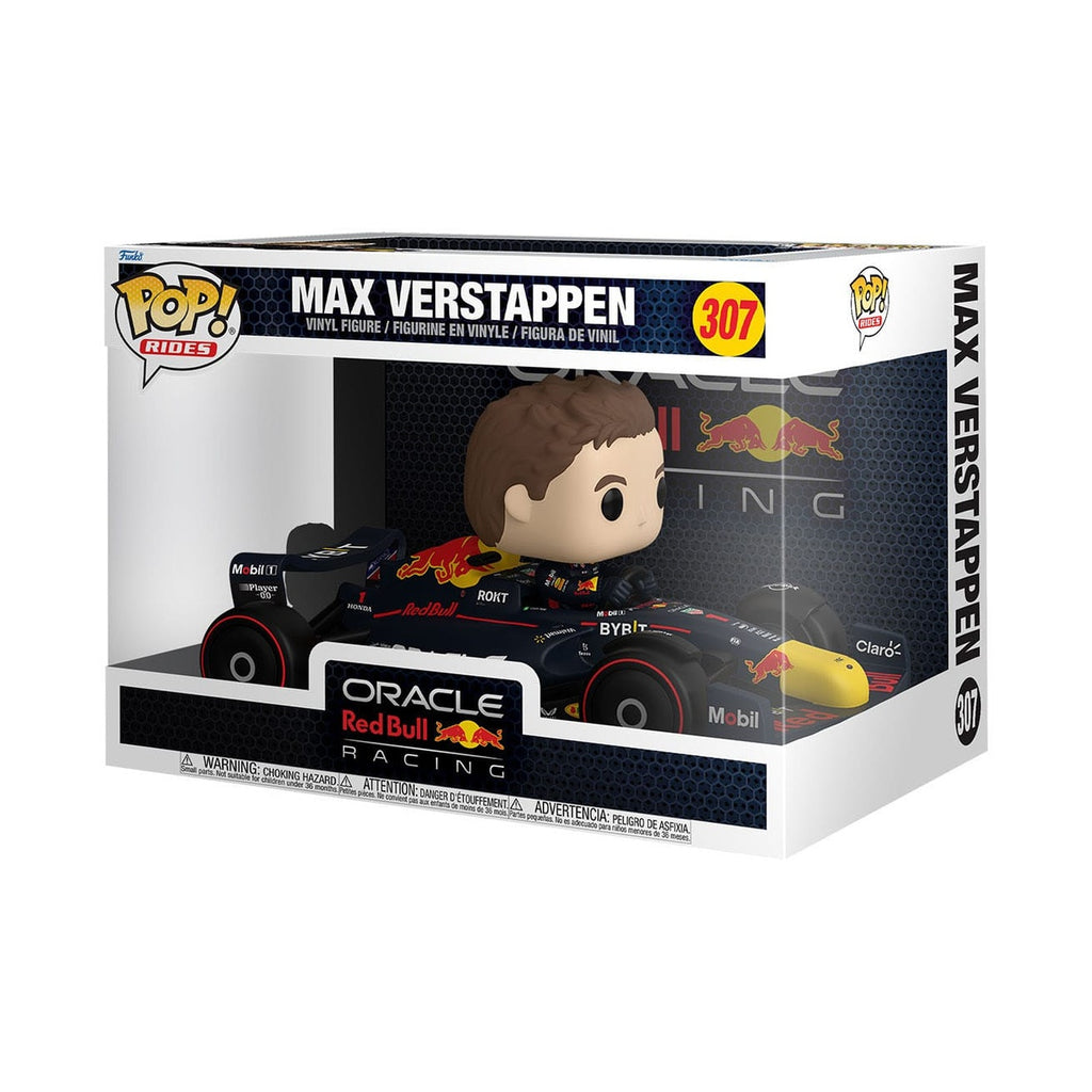 Imagen del producto Figura de vinilo Super Deluxe POP! Rides Fórmula 1 Verstappen 15 cm