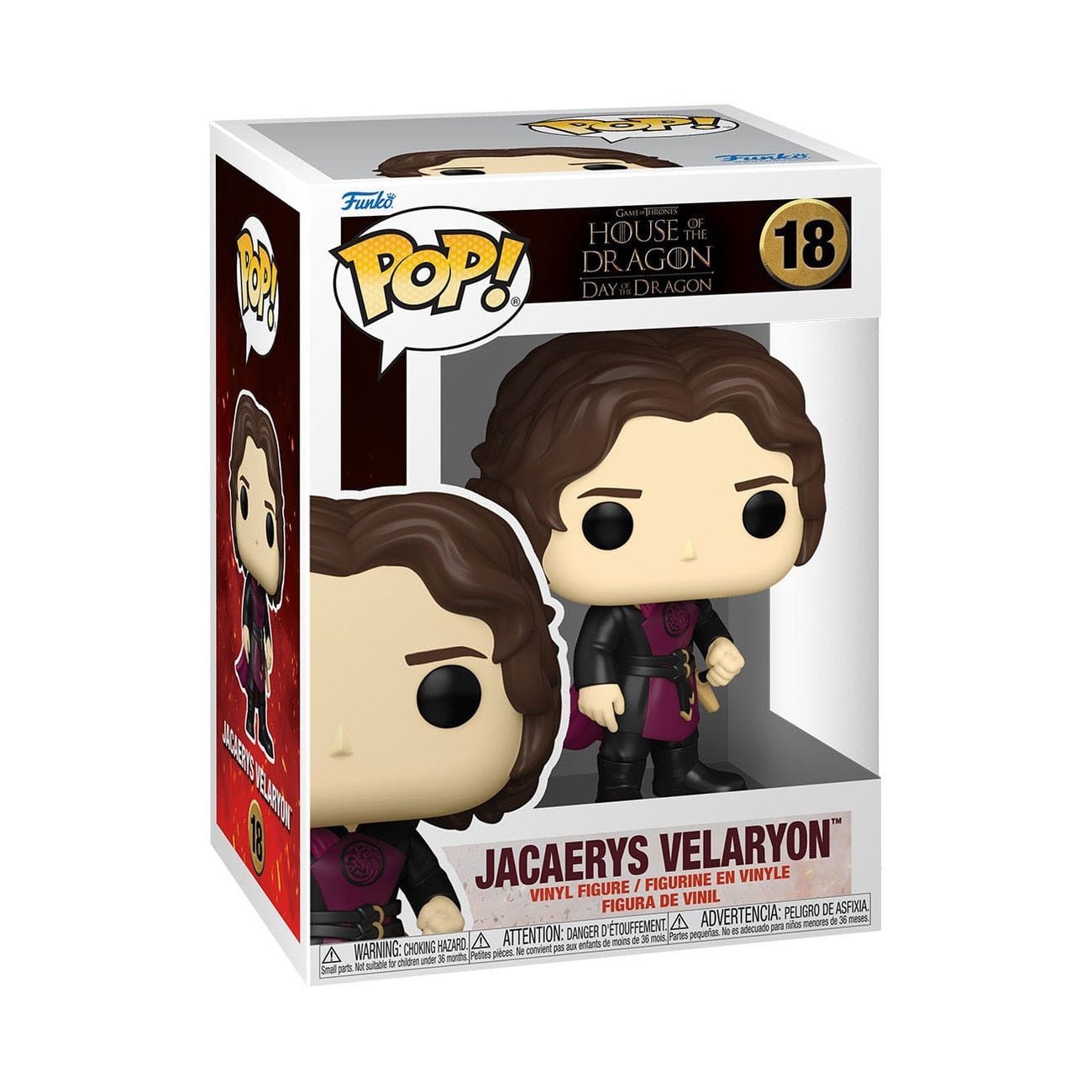 Imagen del producto House of the Dragon POP! TV figura de vinilo Jarcarys Valaryon 9 cm