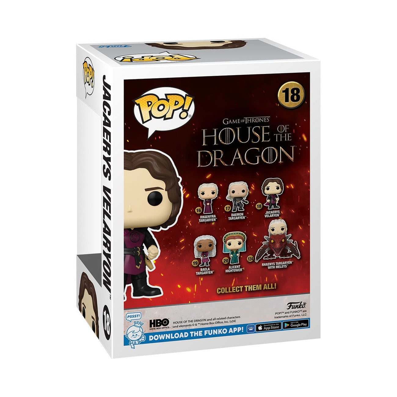 Imagen del producto House of the Dragon POP! TV figura de vinilo Jarcarys Valaryon 9 cm