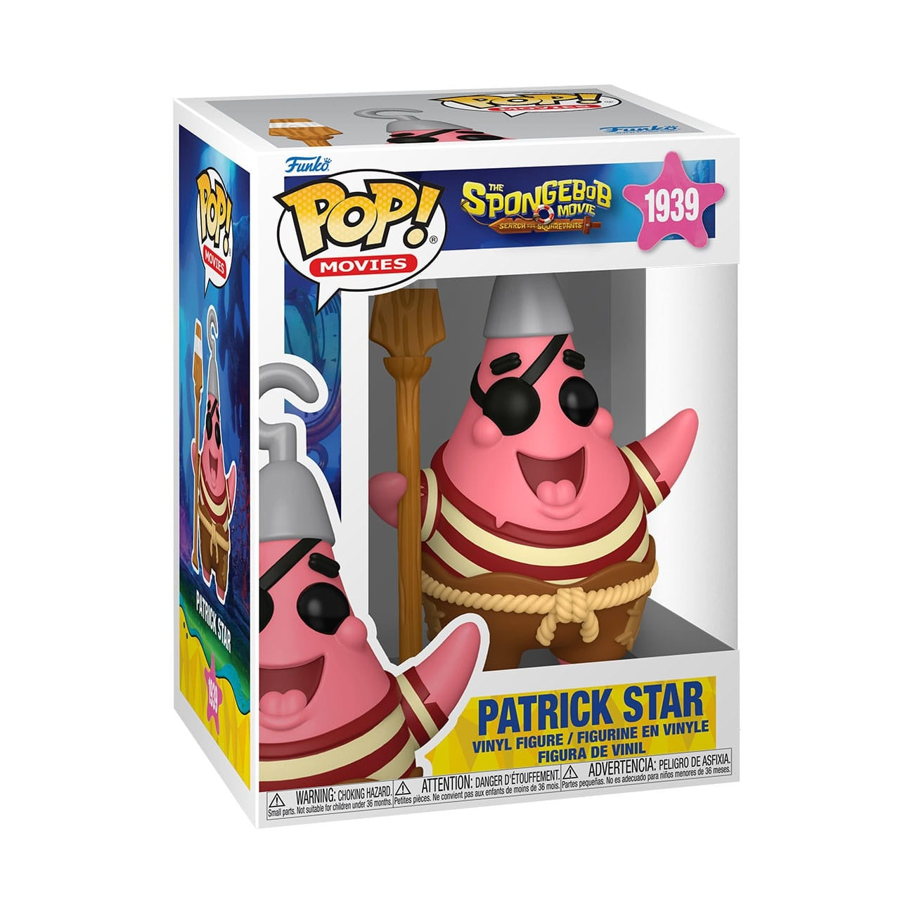 Product image SpongeBob SquarePants POP! Vinyl Figure Patrick Star (Pirate) 9 cm
