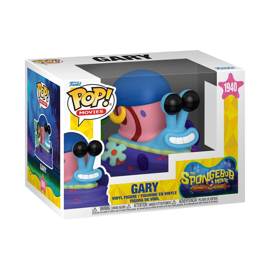 Imagen del producto Bob Esponja Figurita POP! Vinyl Gary (Pirata) 9 cm