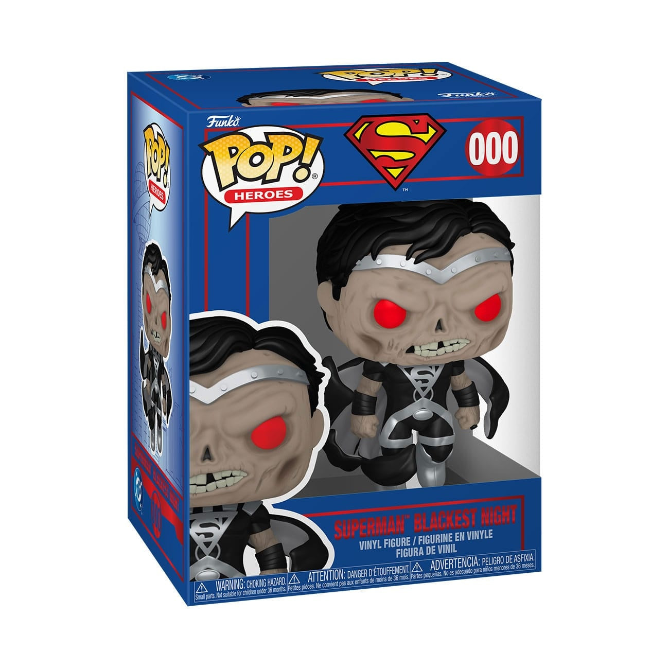 Imagen del producto DC Comics POP! Heroes figura de vinilo Superman Blackest Night 9 cm