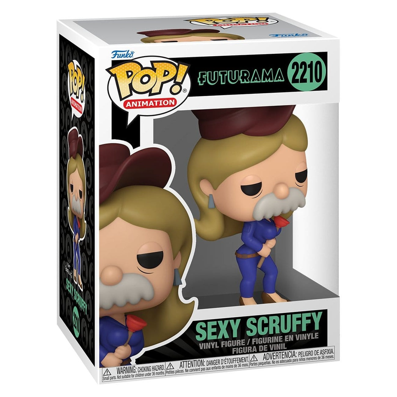 Imagen del producto Futurama Pop! Animation figura de vinilo Sexy Scruffy 9 cm