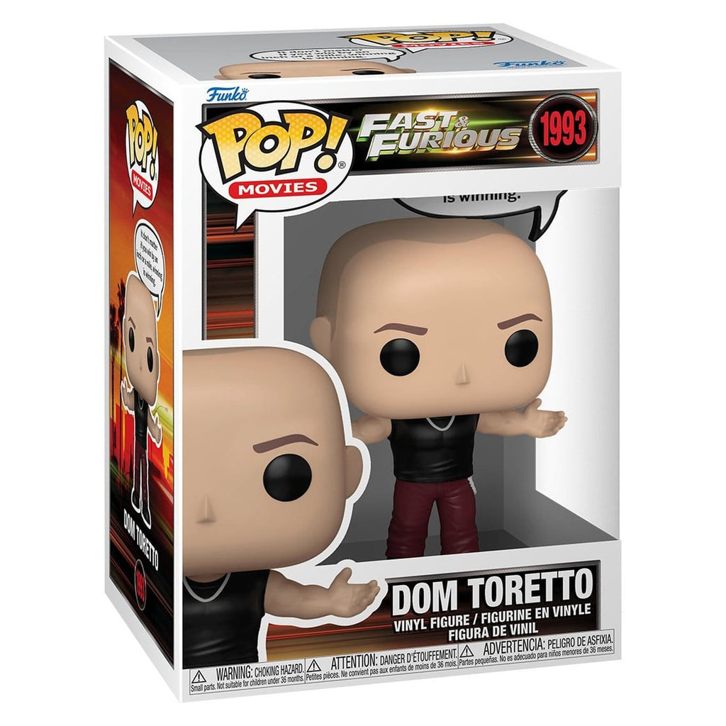 Imagen del producto Fast & Furious POP! Sayings figura de vinilo Dominic Toretto 9 cm