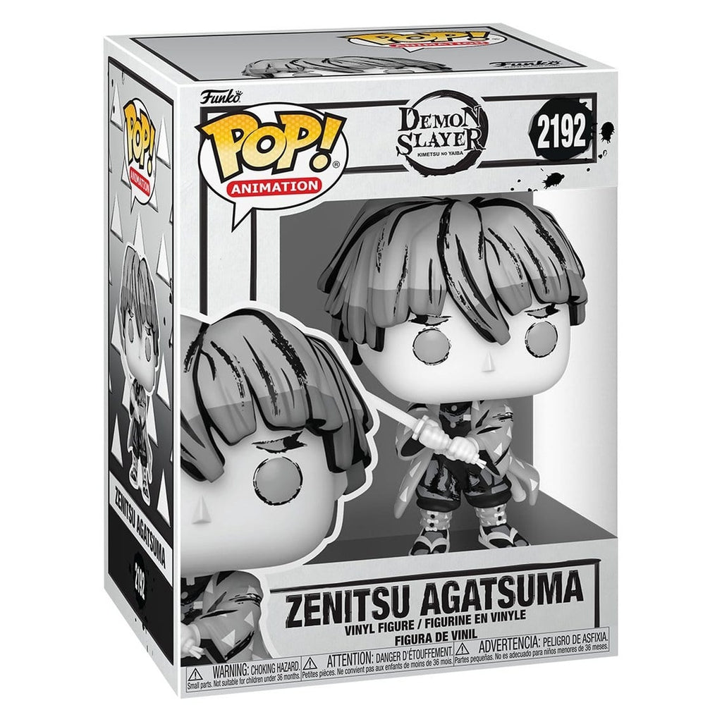 Imagen del producto Demon Slayer: Kimetsu no Yaiba POP! Animation Figura de Vinilo Zenitsu (Sumi-Ink) 9 cm