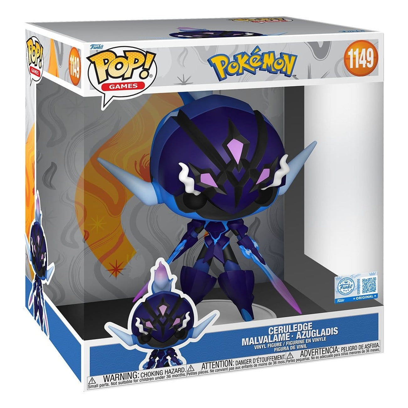 Imagen del producto Figura Pokémon Super Sized Jumbo POP! Vinyl Ceruledge 25 cm