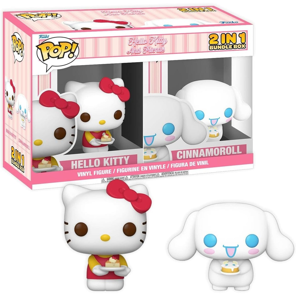 Imagen del producto Hello Kitty Caja Exclusiva Cinnamoroll & Hello Kitty with Cake Assembled