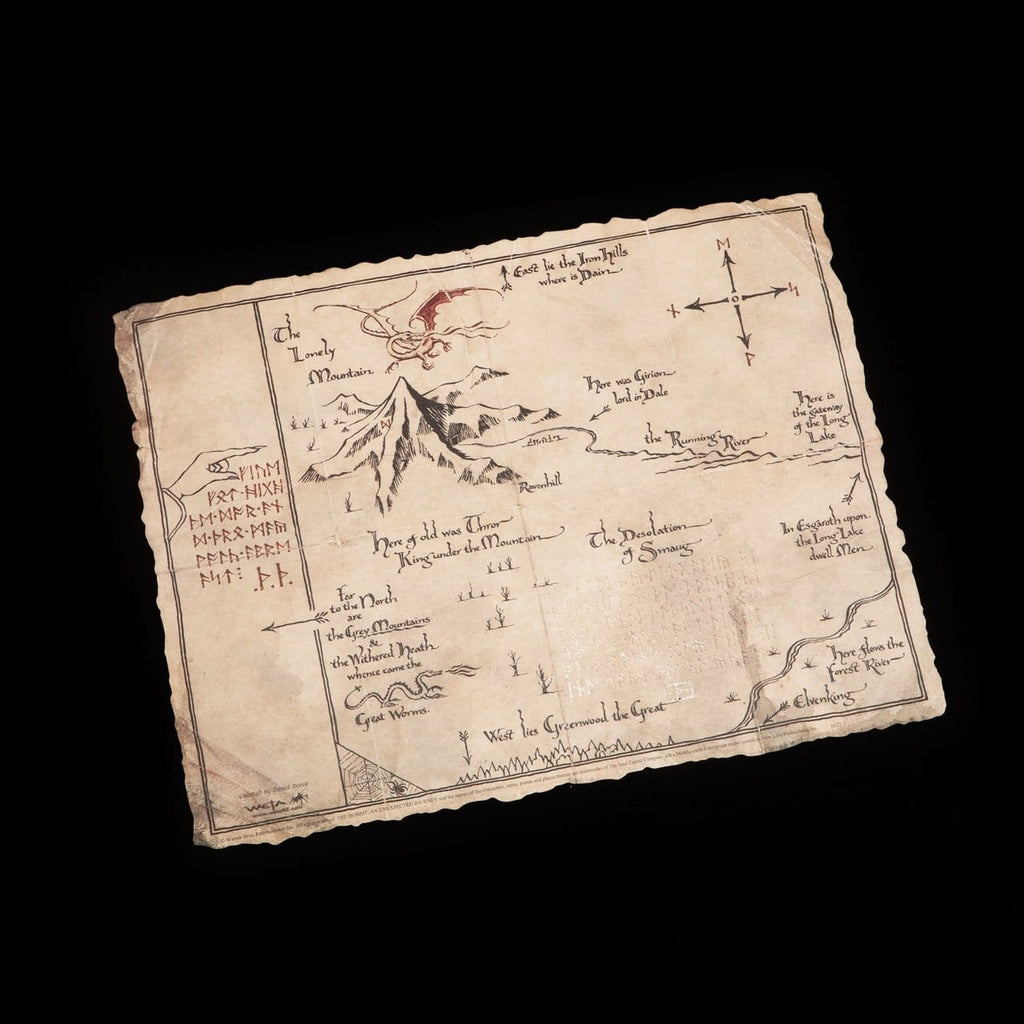 Imagen del producto El Hobbit lámina artística Thorin's Map 40 x 30 cm