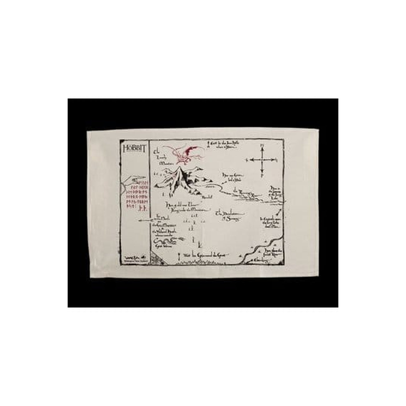 Imagen del producto El Hobbit Paño de Cocina Mapa de Thorin 72 cm