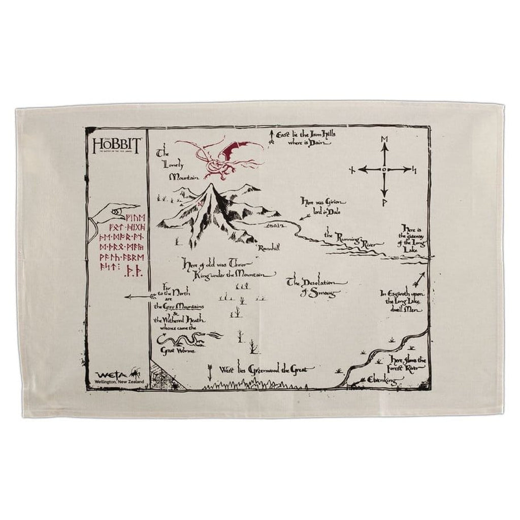 Imagen del producto El Hobbit Paño de Cocina Mapa de Thorin 72 cm