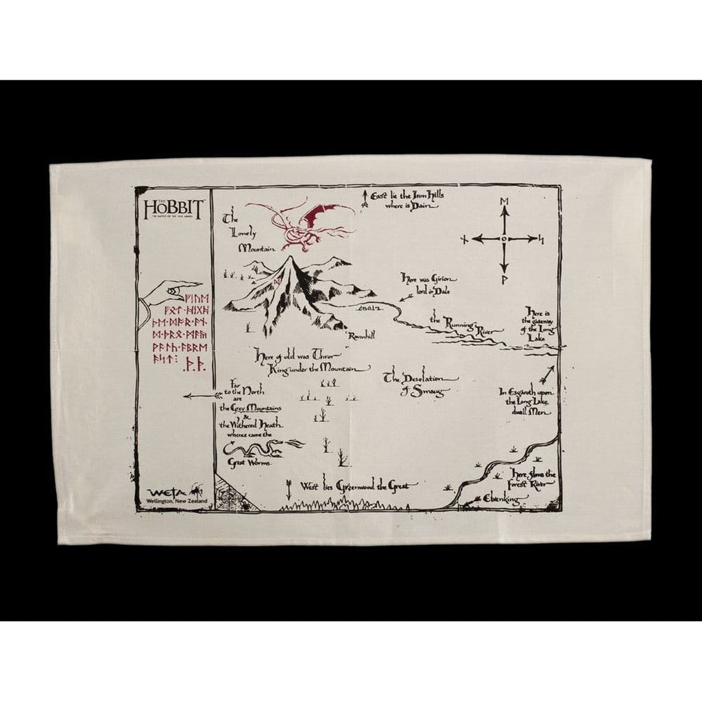 Imagen del producto El Hobbit Paño de Cocina Mapa de Thorin 72 cm