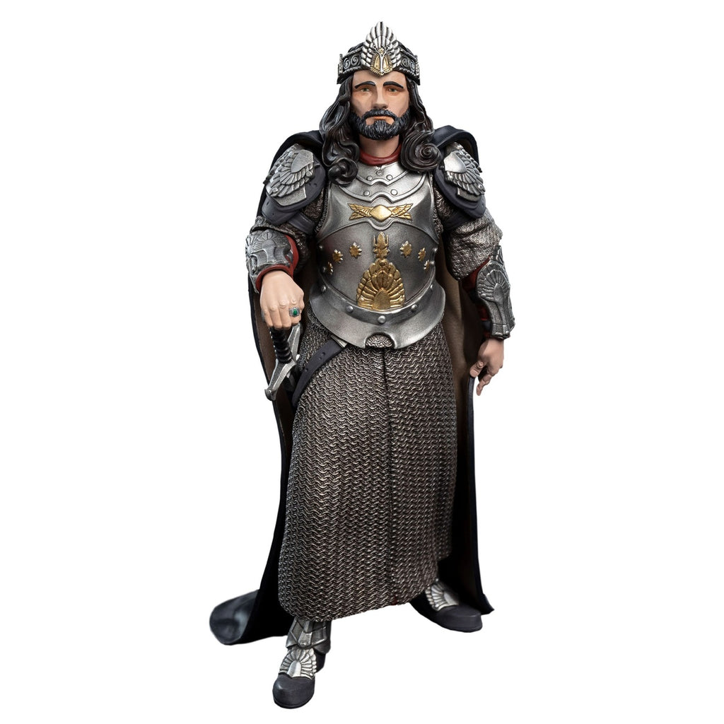Imagen del producto El Señor de los Anillos figura de vinilo Mini Epics King Aragorn 19 cm