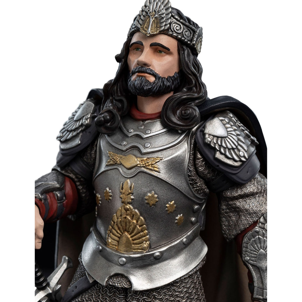 Imagen del producto El Señor de los Anillos figura de vinilo Mini Epics King Aragorn 19 cm