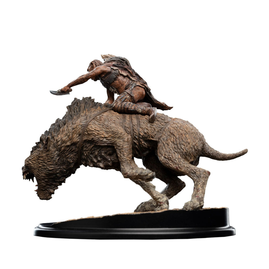 Imagen del producto El Señor de los Anillos mini estatua Sharkû sobre huargo 18 cm