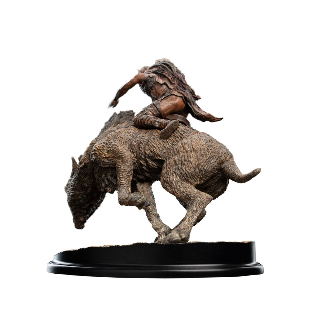 Imagen del producto El Señor de los Anillos mini estatua Sharkû sobre huargo 18 cm