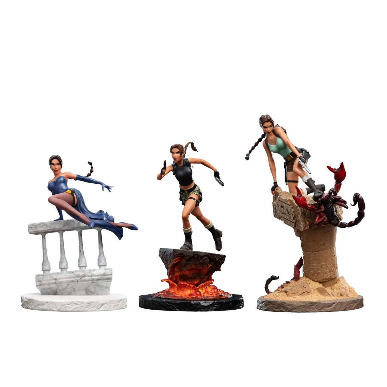 Imagen del producto Tomb Raider Mini Estatua Lara Croft: The Sanctuary of Flame 18 cm