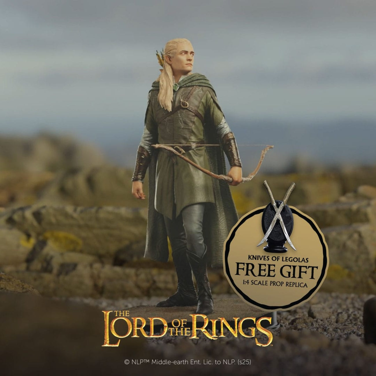 Imagen del producto El Señor de los Anillos Classic Series Estatua 1/6 Legolas, Hunter of the Plains Edición Limitada 32 cm
