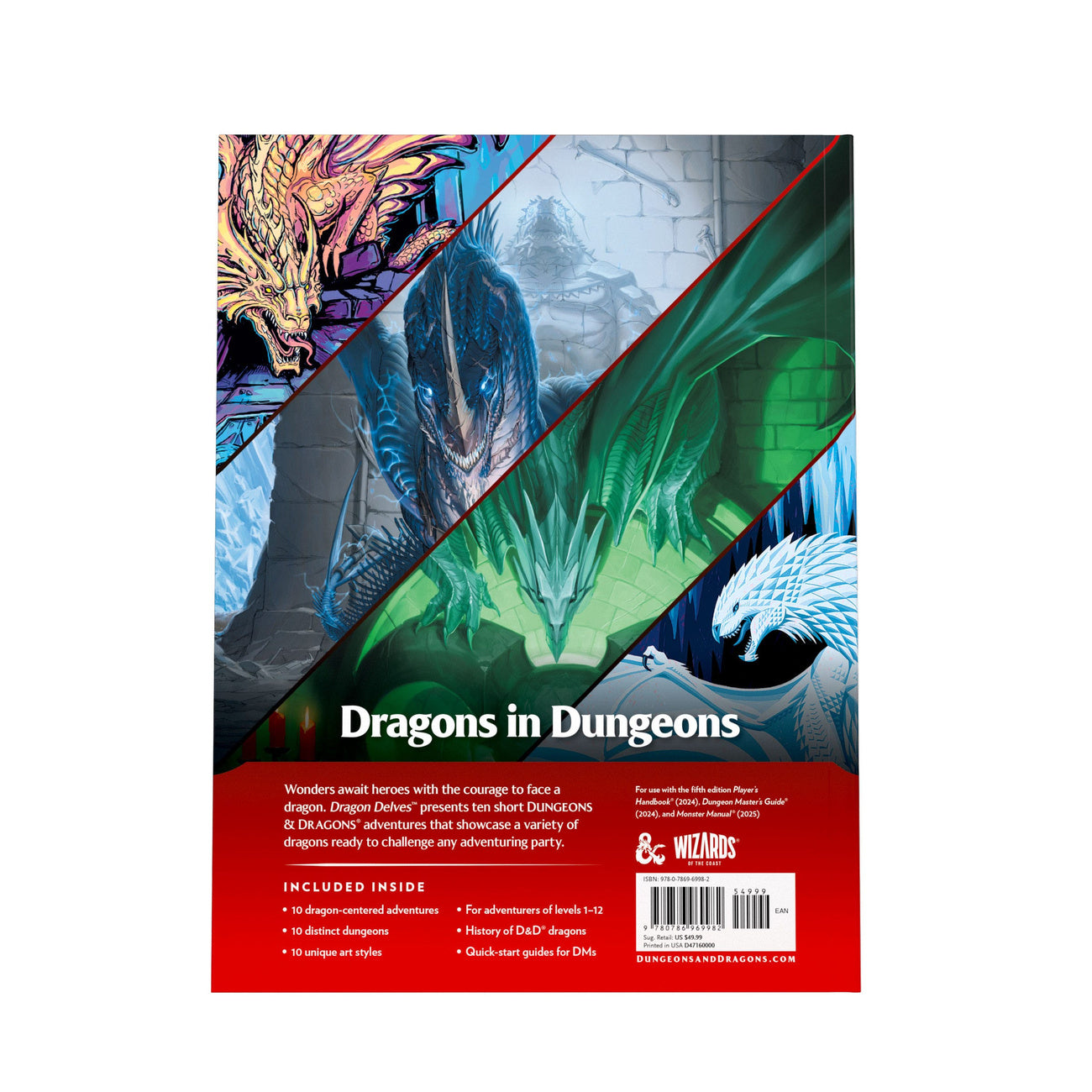 Imagen del producto Dungeons & Dragons RPG Dragon Delves: An Adventure Anthology en inglés