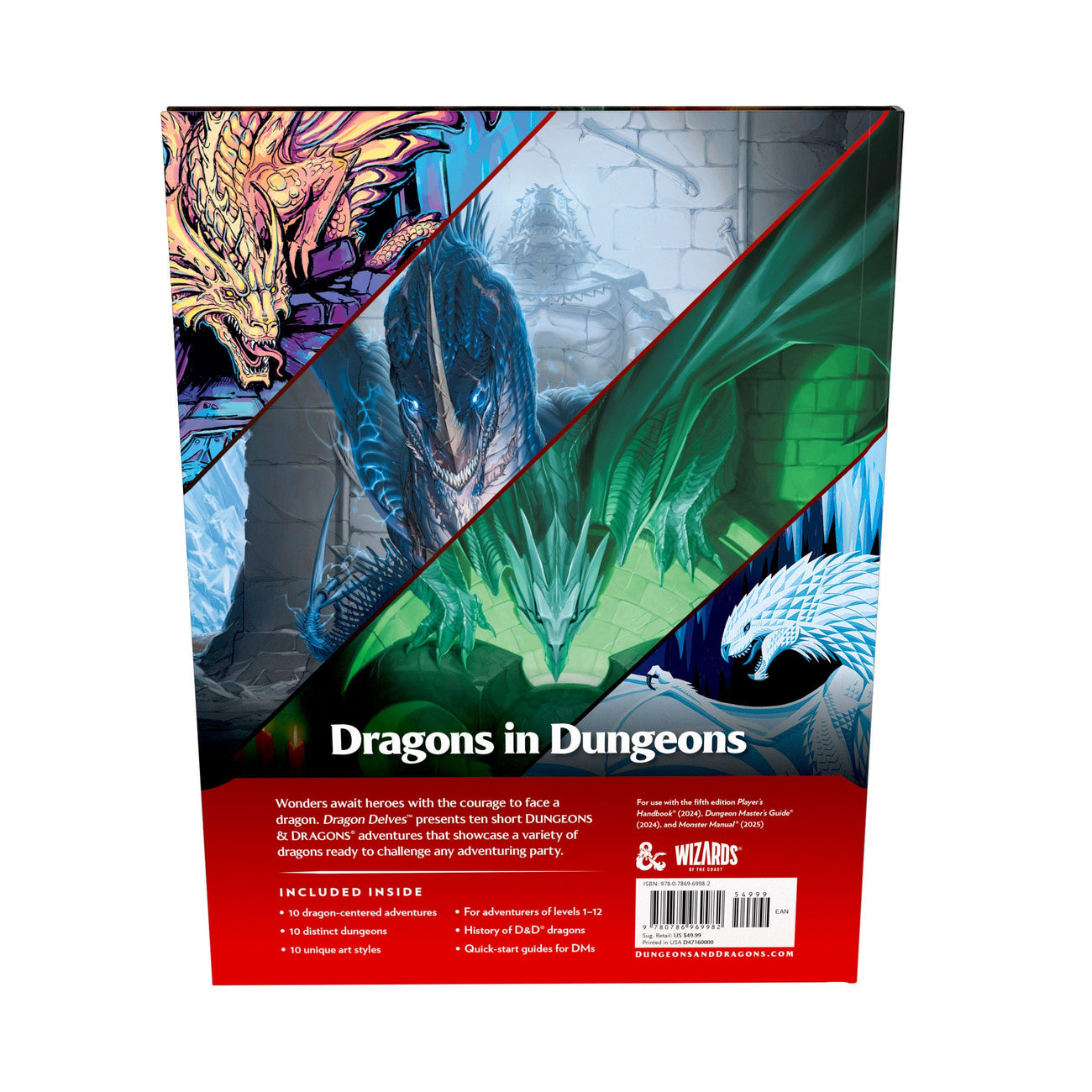 Imagen del producto Dungeons & Dragons RPG Dragon Delves: An Adventure Anthology en inglés