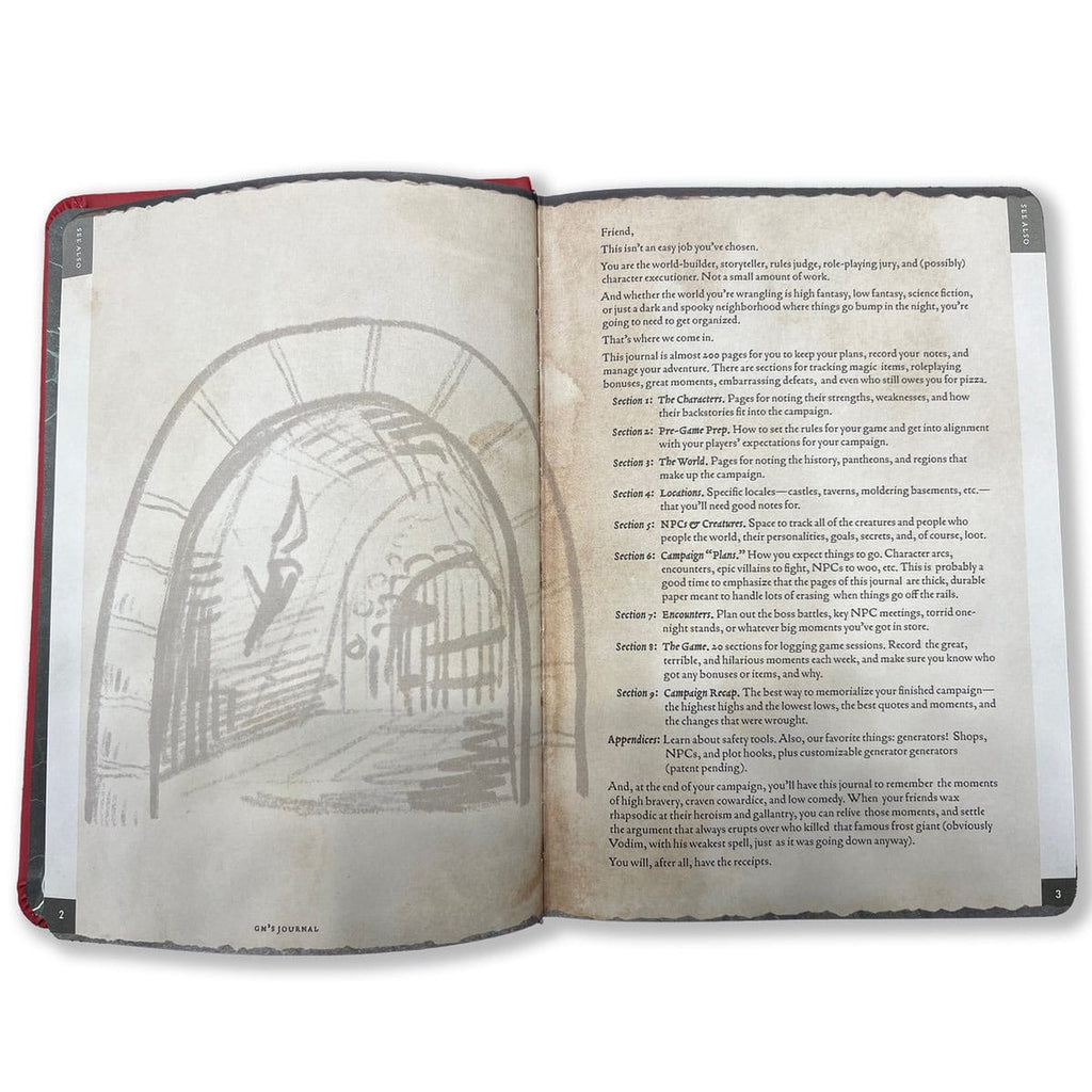 Imagen del producto Cuaderno A5 Gamemaster's Journal Orange Portal