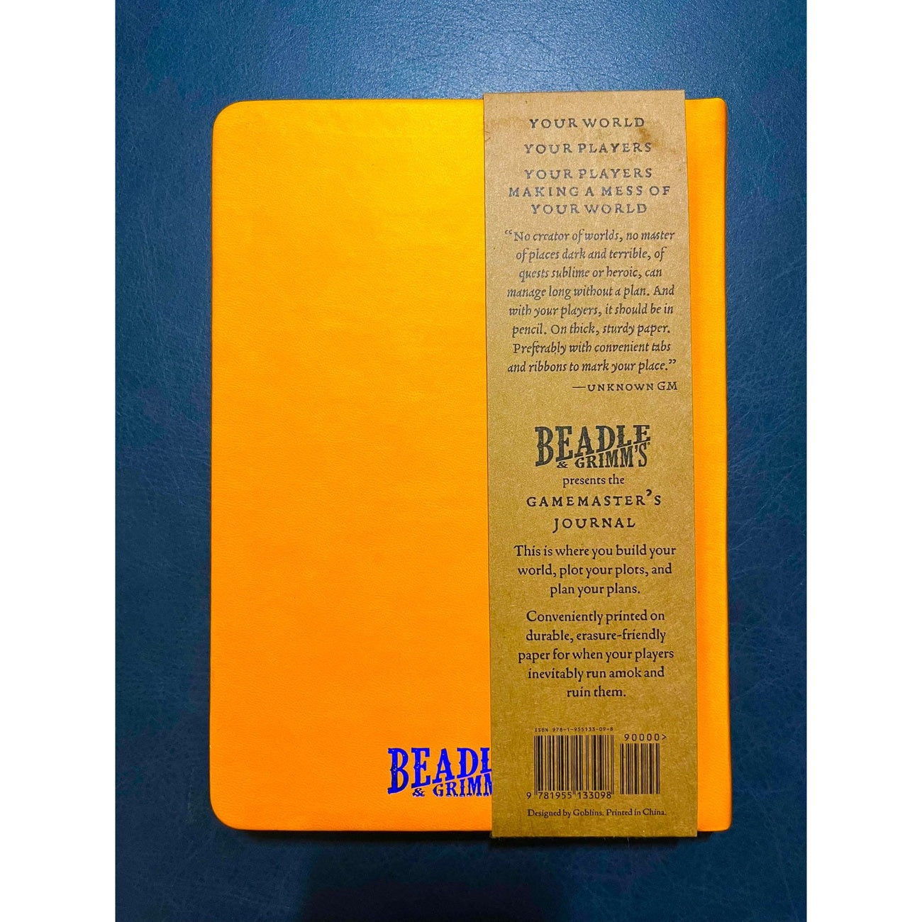 Imagen del producto Cuaderno A5 Gamemaster's Journal Orange Portal