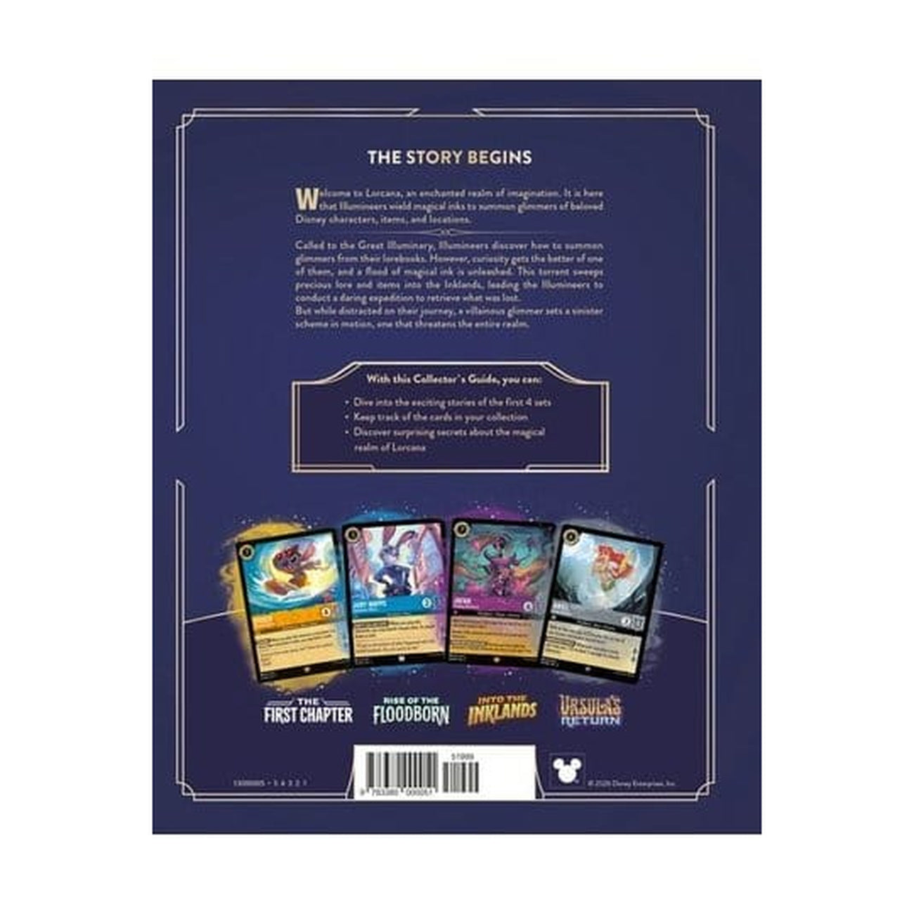 Imagen del producto Disney Lorcana JCC Libro Guía oficial del coleccionista: Sets 1-4 *Versión en inglés*