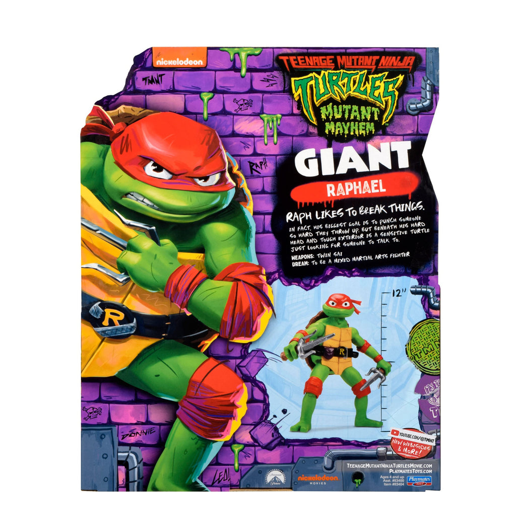 Imagen del producto Teenage Mutant Ninja Turtles: Mutant Mayhem Figura de acción gigante Raphael 30 cm