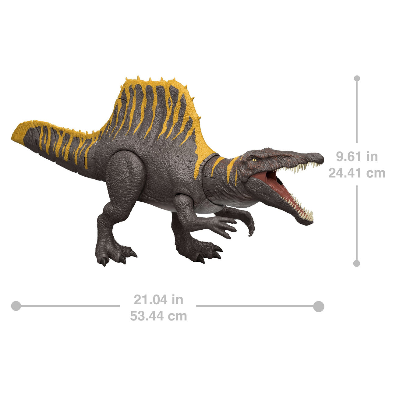 Imagen del producto Jurassic World: El Renacer figura de acción Tail Thrasher Spinosaurus 55 cm