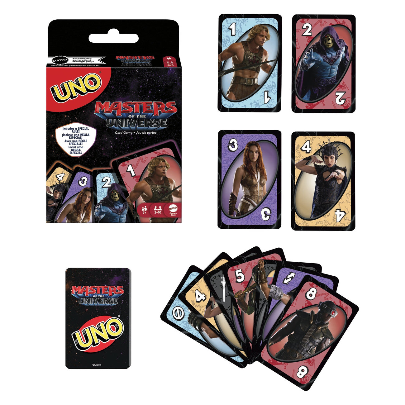 Imagen del producto Masters of the Universe 2026 Movie – Juego de cartas UNO