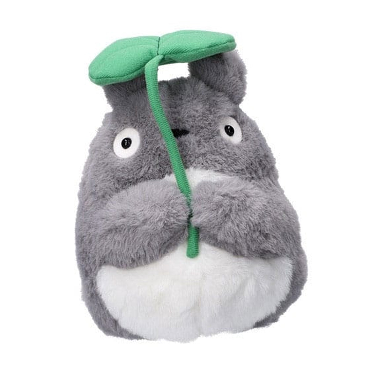 Imagen del producto Mi Vecino Totoro figura de peluche Nakayoshi Big Totoro con hoja 21 cm