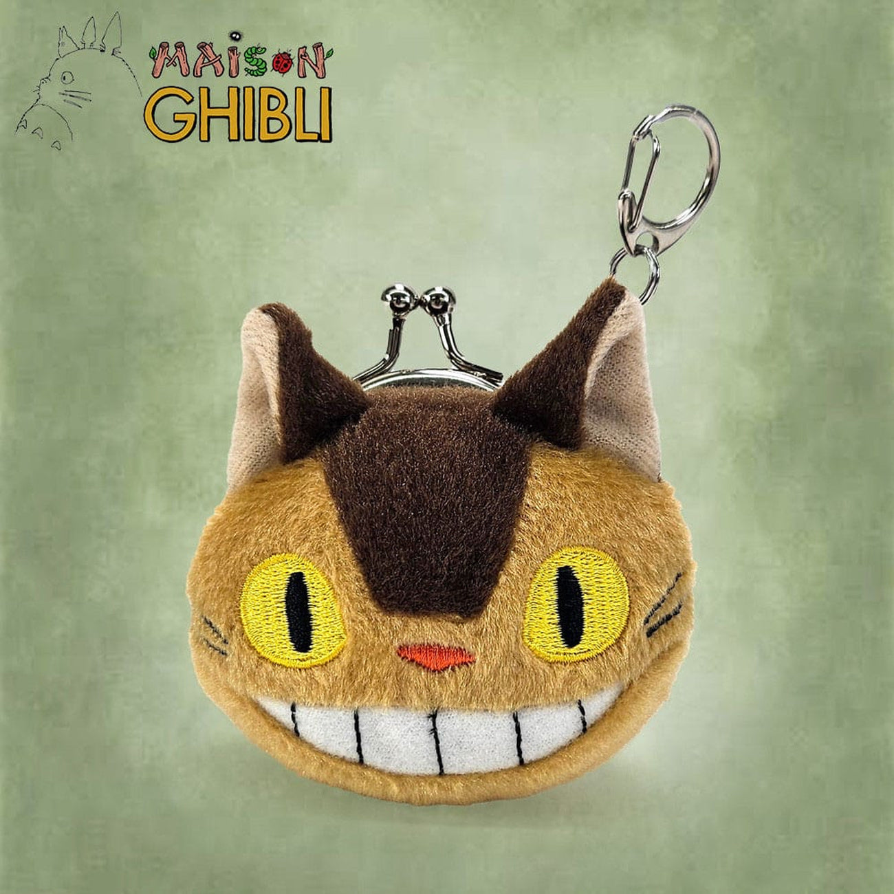 Imagen del producto Mi Vecino Totoro Funwari Mini Monedero de Peluche Gatobús