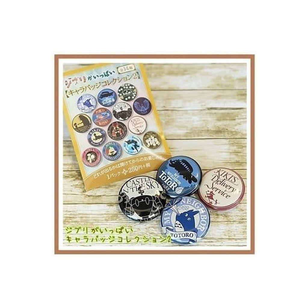 Imagen del producto Chapas Studio Ghibli Name Tags Beige 3 cm Blind Box surtido (14)
