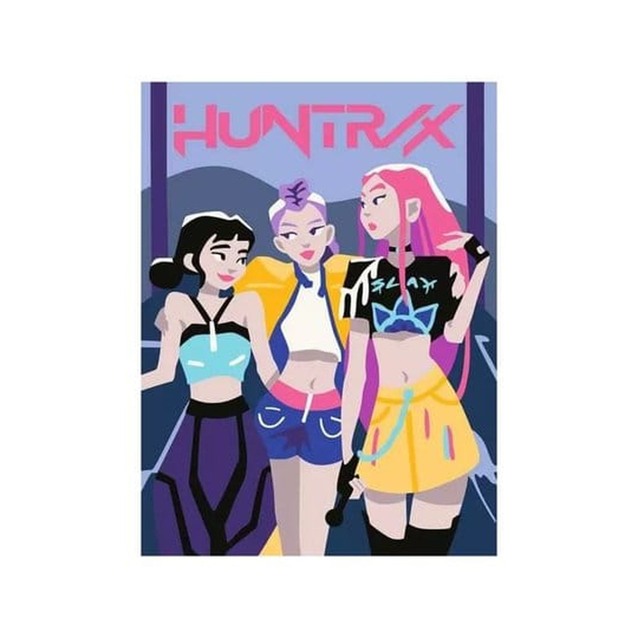 Imagen del producto KPop Demon Hunters CreArt Set de Pintar por Números Huntrix