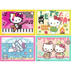 Imagen del producto Puzzles Hello Kitty pack de 4 ¡Allá vamos, Hello Kitty! (4x100 piezas)