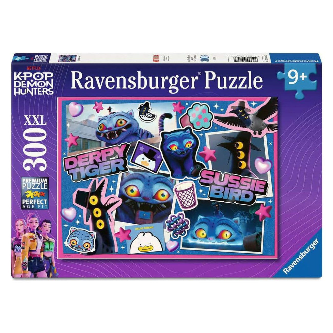 Imagen del producto KPop Demon Hunters puzzle infantil Derpy & Sussie (300 piezas XXL)