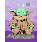 Product image Star Wars: The Mandalorian CreArt Paint by Numbers Meditating Grogu