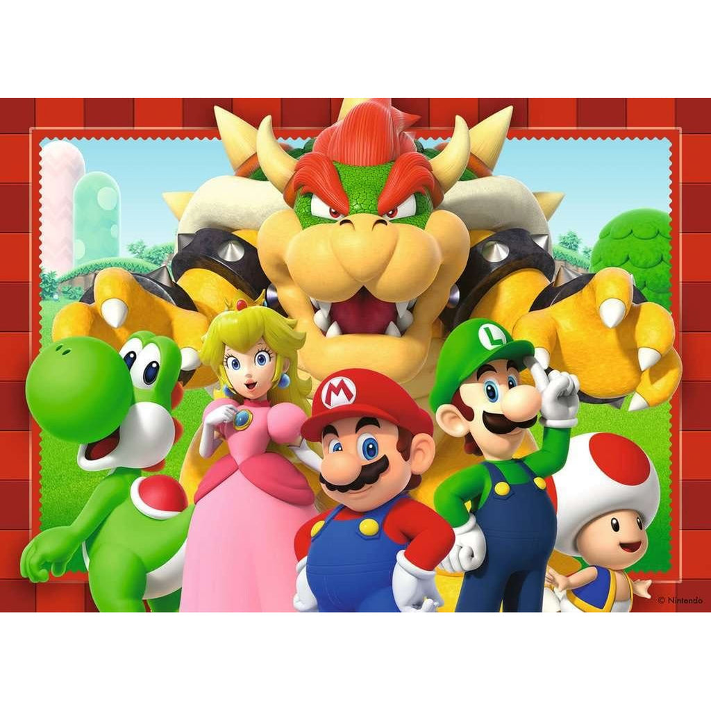 Imagen del producto Puzzles Super Mario pack de 4 ¡Hora de Mario! (4x100 piezas)