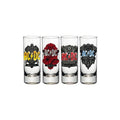 Product image AC/DC Shot Glasses 4-Pack Black Ice
