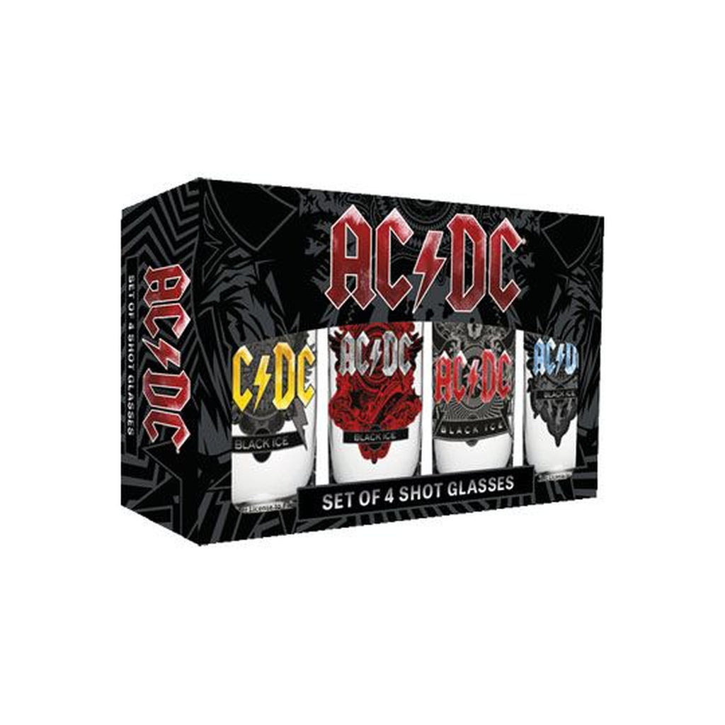 Product image AC/DC Shot Glasses 4-Pack Black Ice